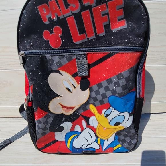 Mickey Mouse And Donald Duck Backpack With Lunchbox Canvas - Picture 2 of 9